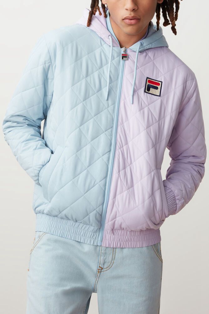 Fila Jakke Herre Blå Sawyer Quilted 143869-GMF